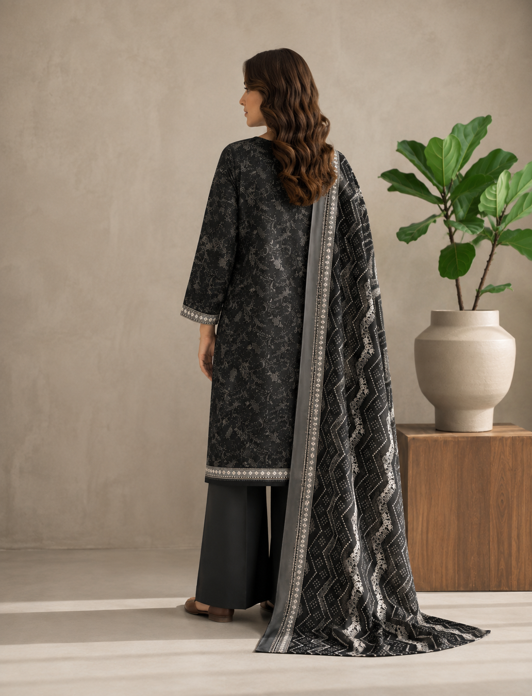 3-Piece Lawn Unstitched Suit