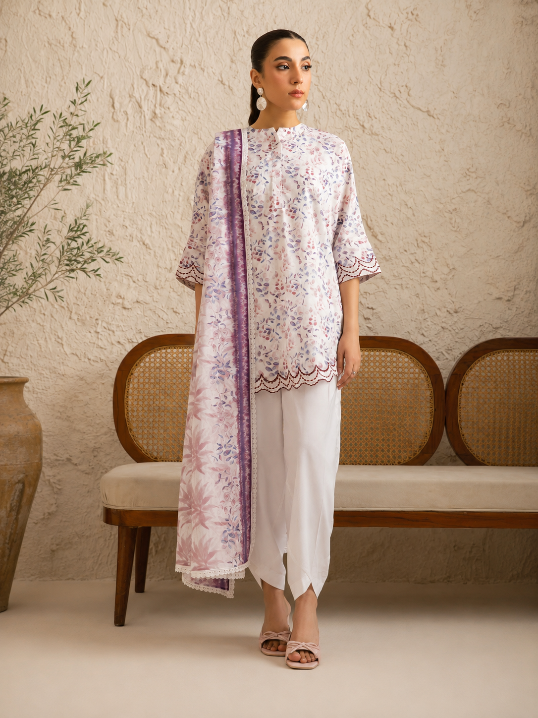Premium Digital Printed Lawn 3-Piece Unstitched