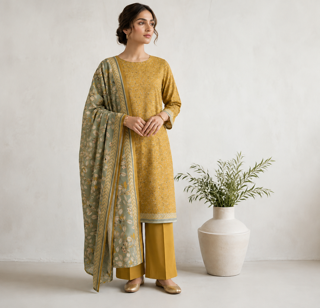 Lawn 3-Piece Unstitched Suit